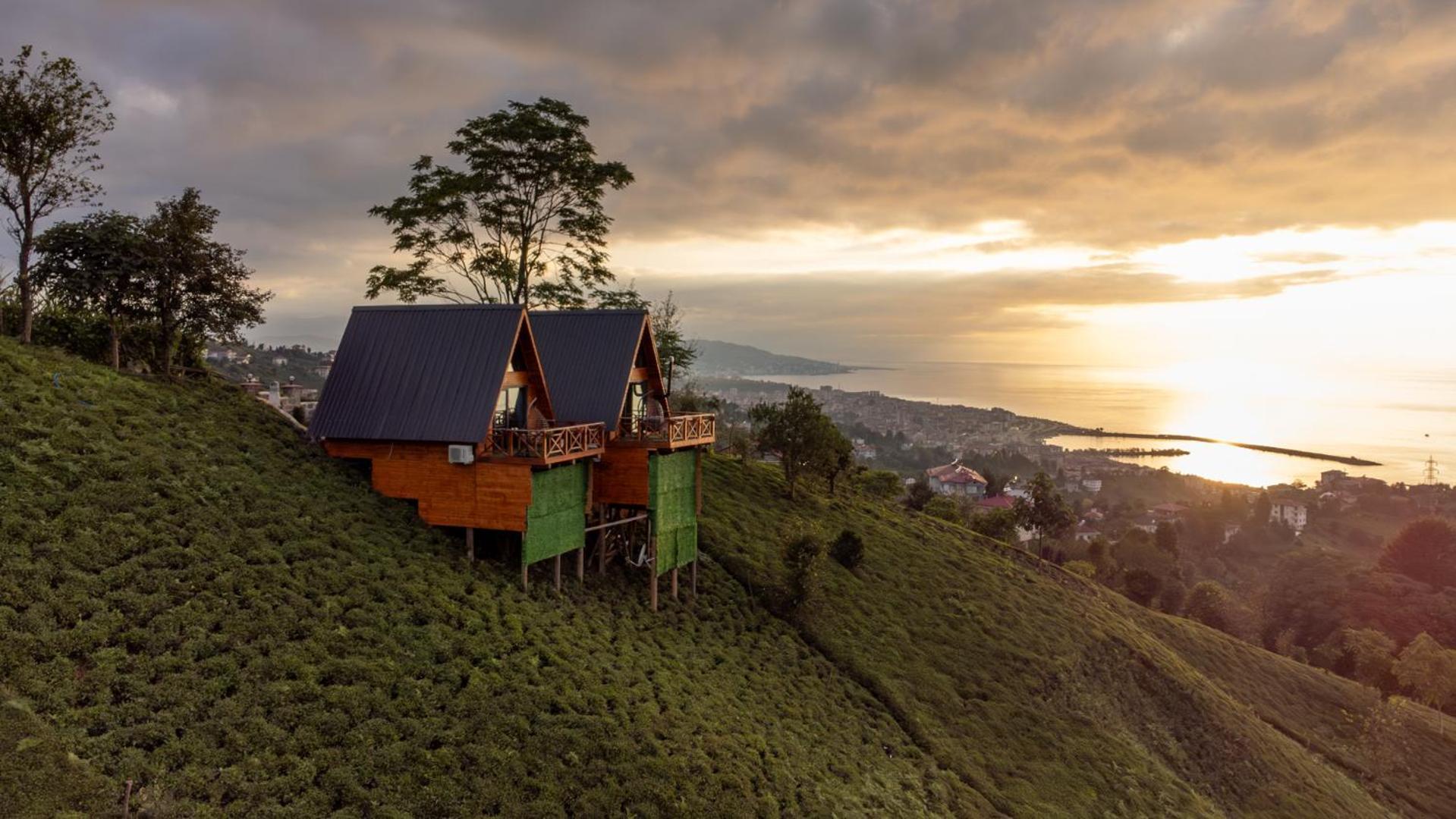 ホテル Aytepe Bungalov Ardeşen エクステリア 写真